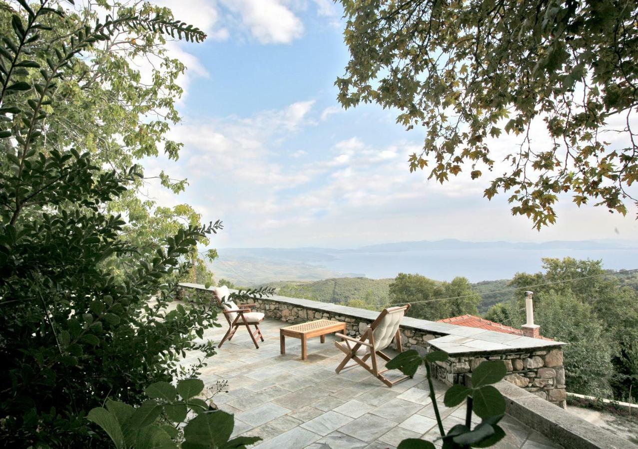 Pelion Belvedere - The Modern Cottage Vyzítsa Dış mekan fotoğraf